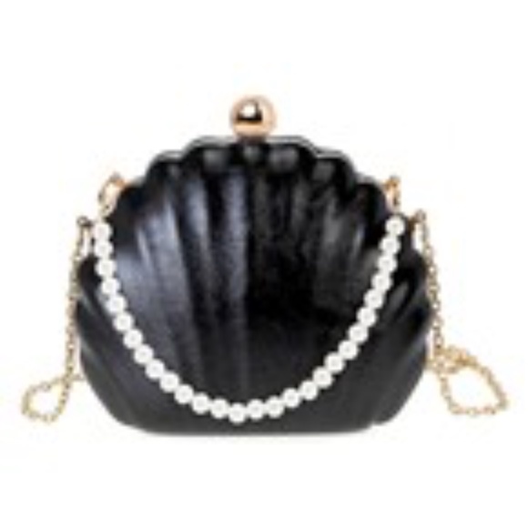 Seashell Leather Clutch Bag - Picture 1 of 1